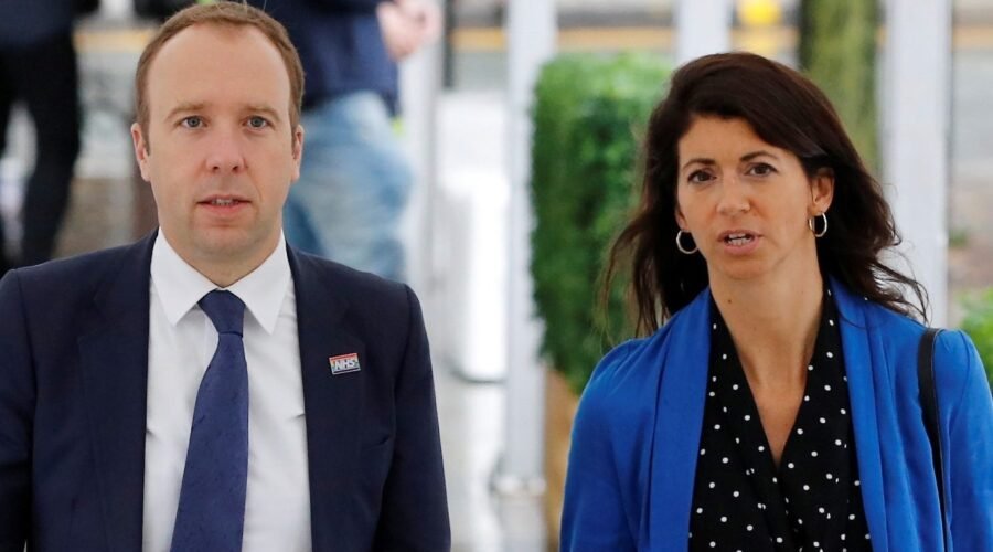 Matt Hancock and Gina Coladangelo