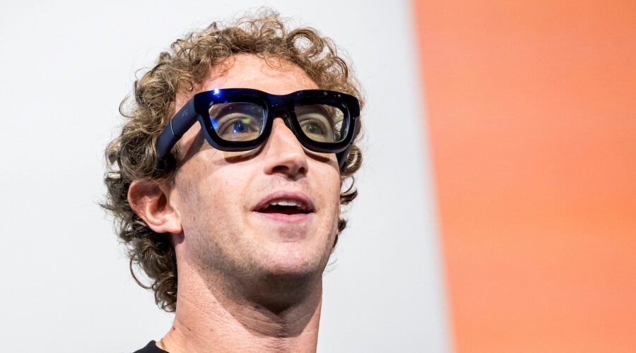 Mark Zuckerberg wearing Meta Glasses