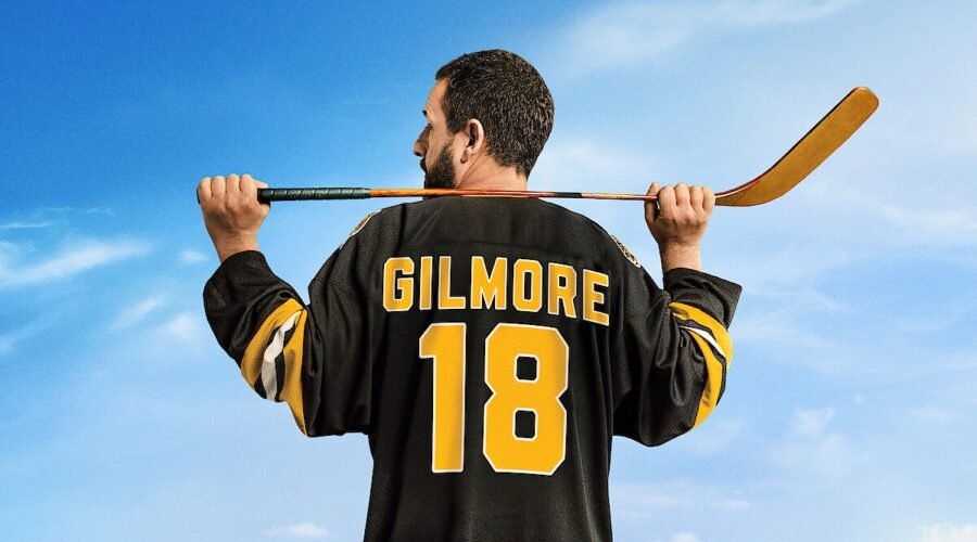 a man holding a hockey stick in Happy Gilmore 2 Cast