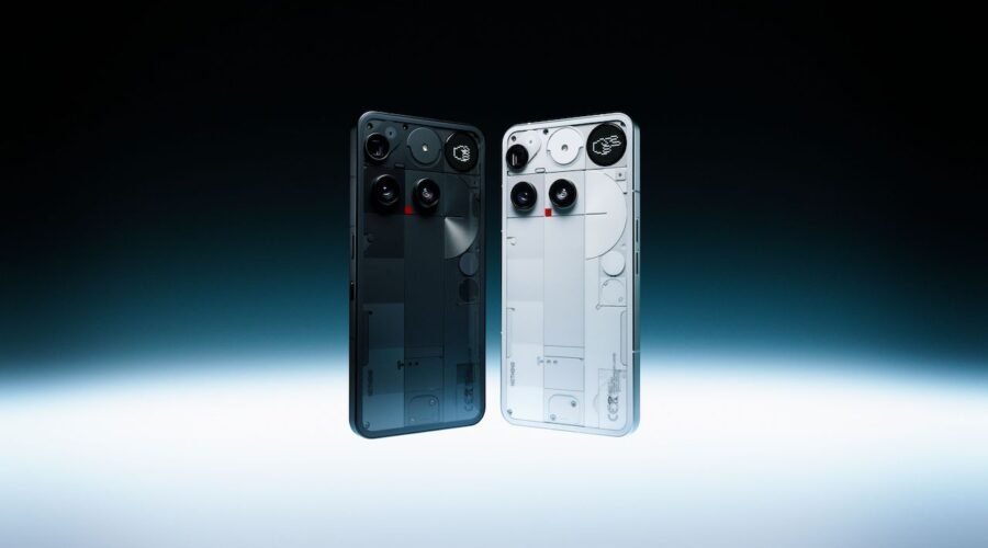 a couple of cell phones nothing phone 3
